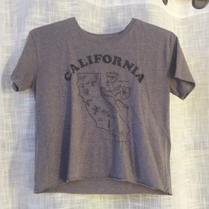 grey california t-shirt